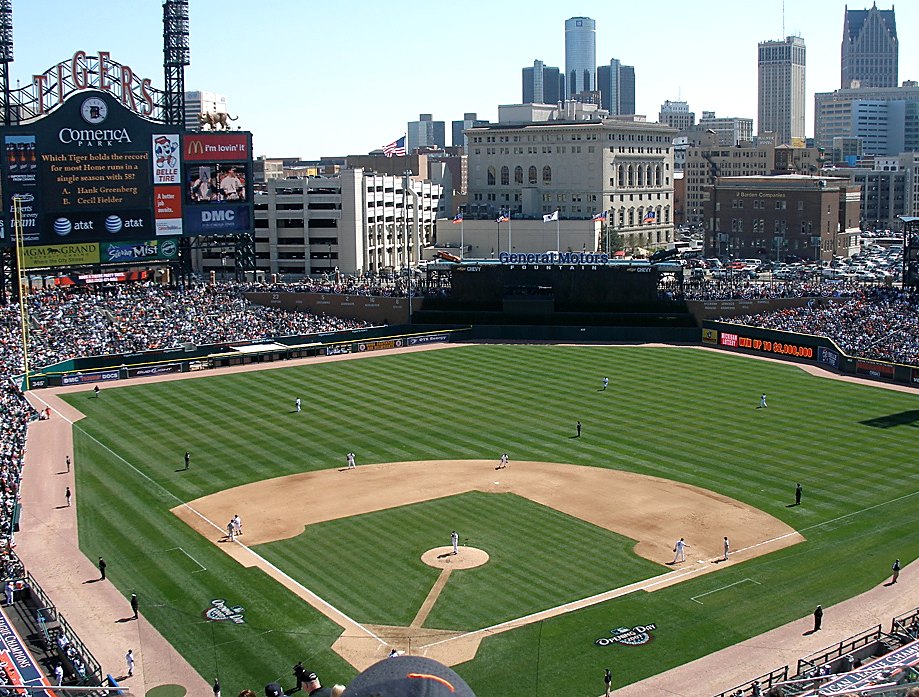 Detroit Tigers vs Colorado Rockies at Comerica Park