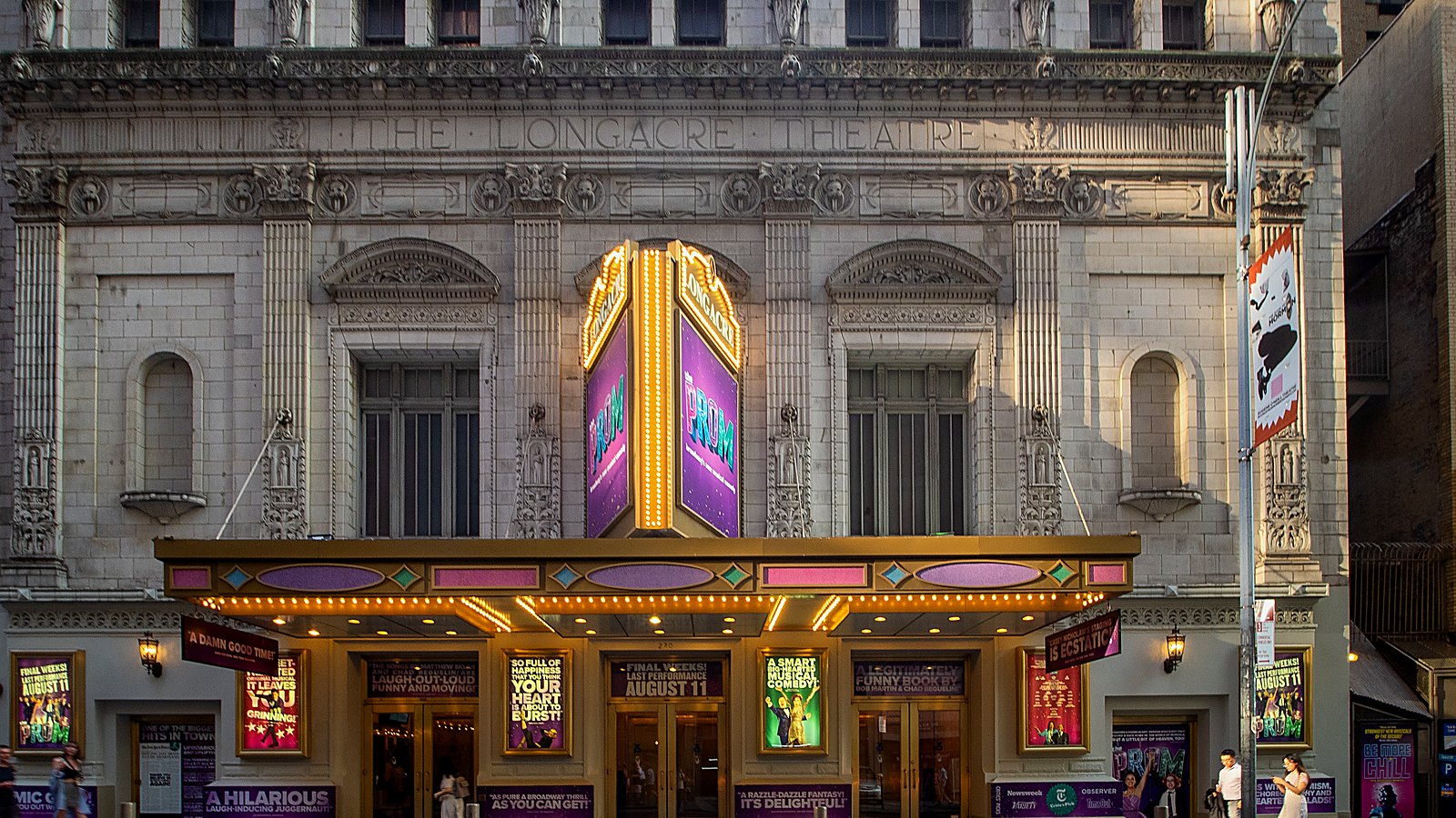 Two Strangers (Carry A Cake Across New York) at Longacre Theatre