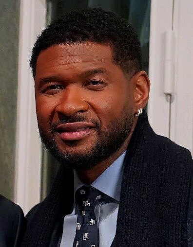 Usher Chris Brown at Reliant Stadium